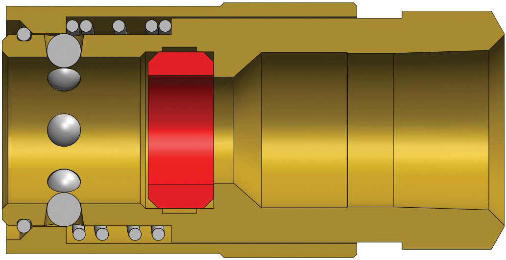 DQC CM-SERIES INDUSTRIAL MOLD INTERCHANGE UNVALVED COUPLER FEMALE NPTF
